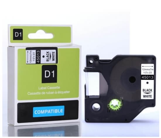 DYMO d1 label tapes D1 label cassette 45013 DYMO 12mm dymo label printer 1_2